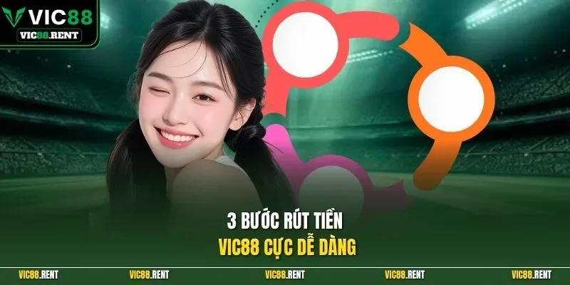 3 bước rút tiền Vic88 cực dễ dàng